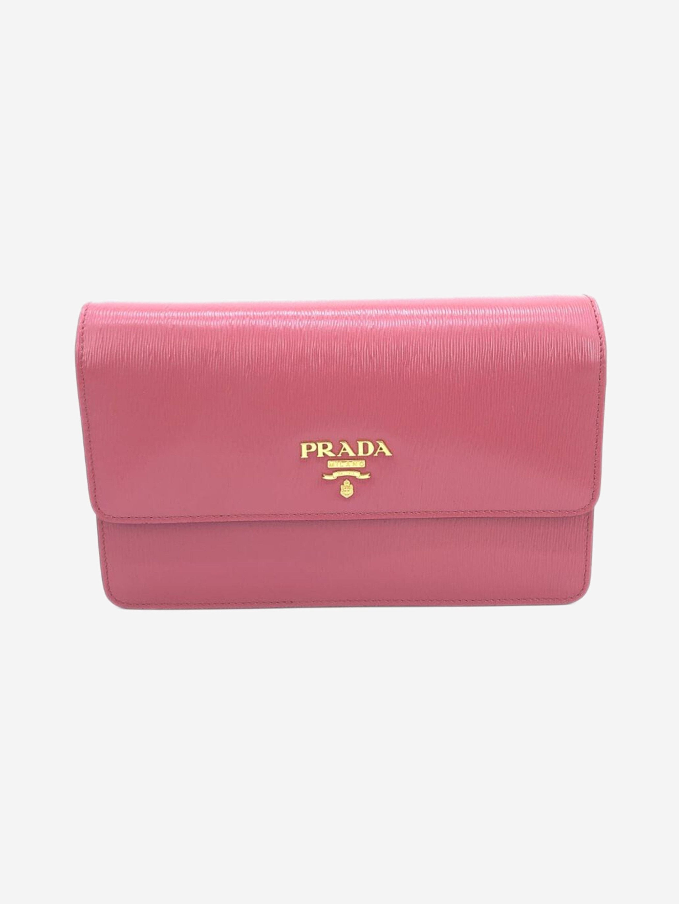 Other Pink leather chain wallet Size ONE SIZE - 1 Thumbnail