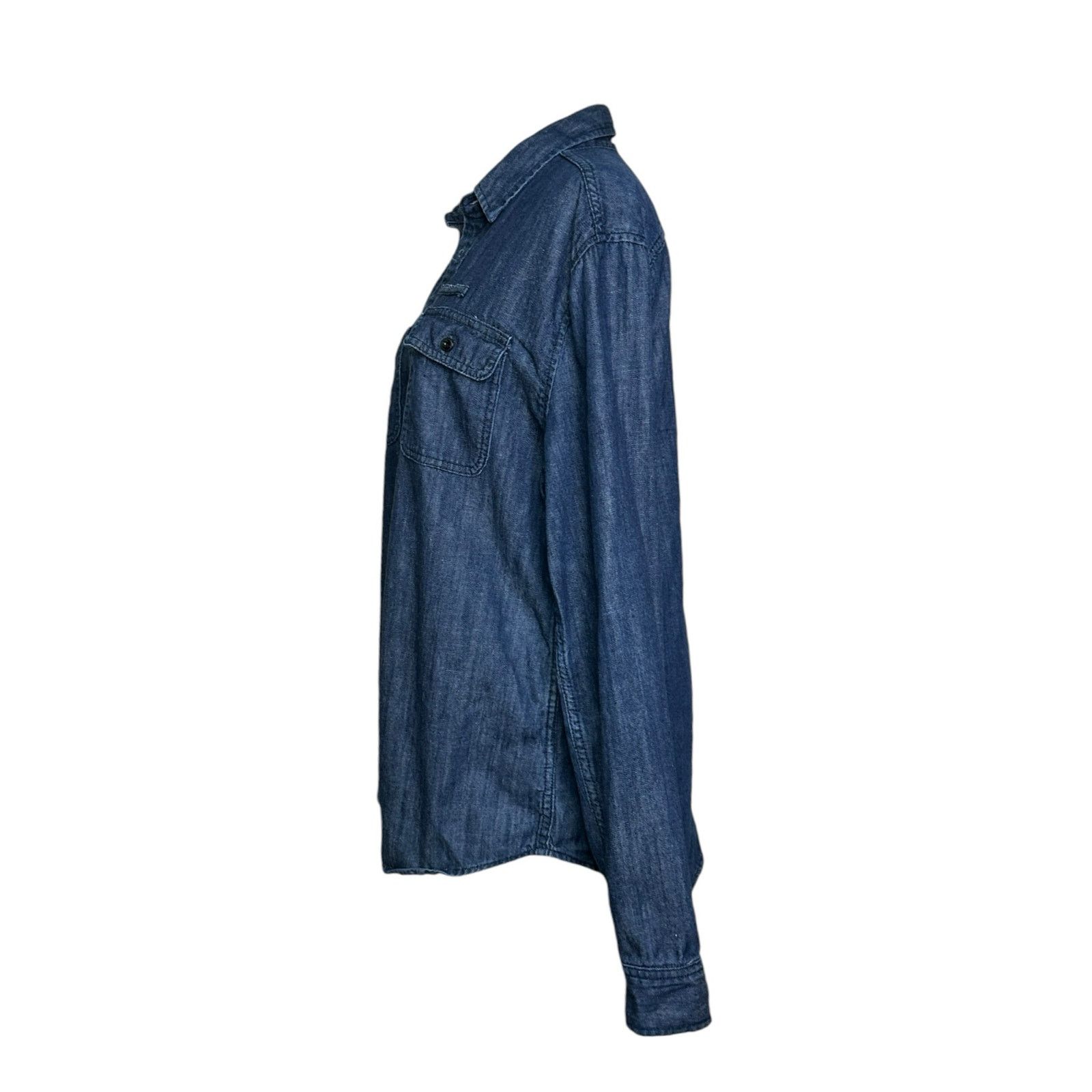 Cotton On Cotton On blue denim buttoned long sleeves shirt size large Size L / US 10 / IT 46 - 6 Thumbnail