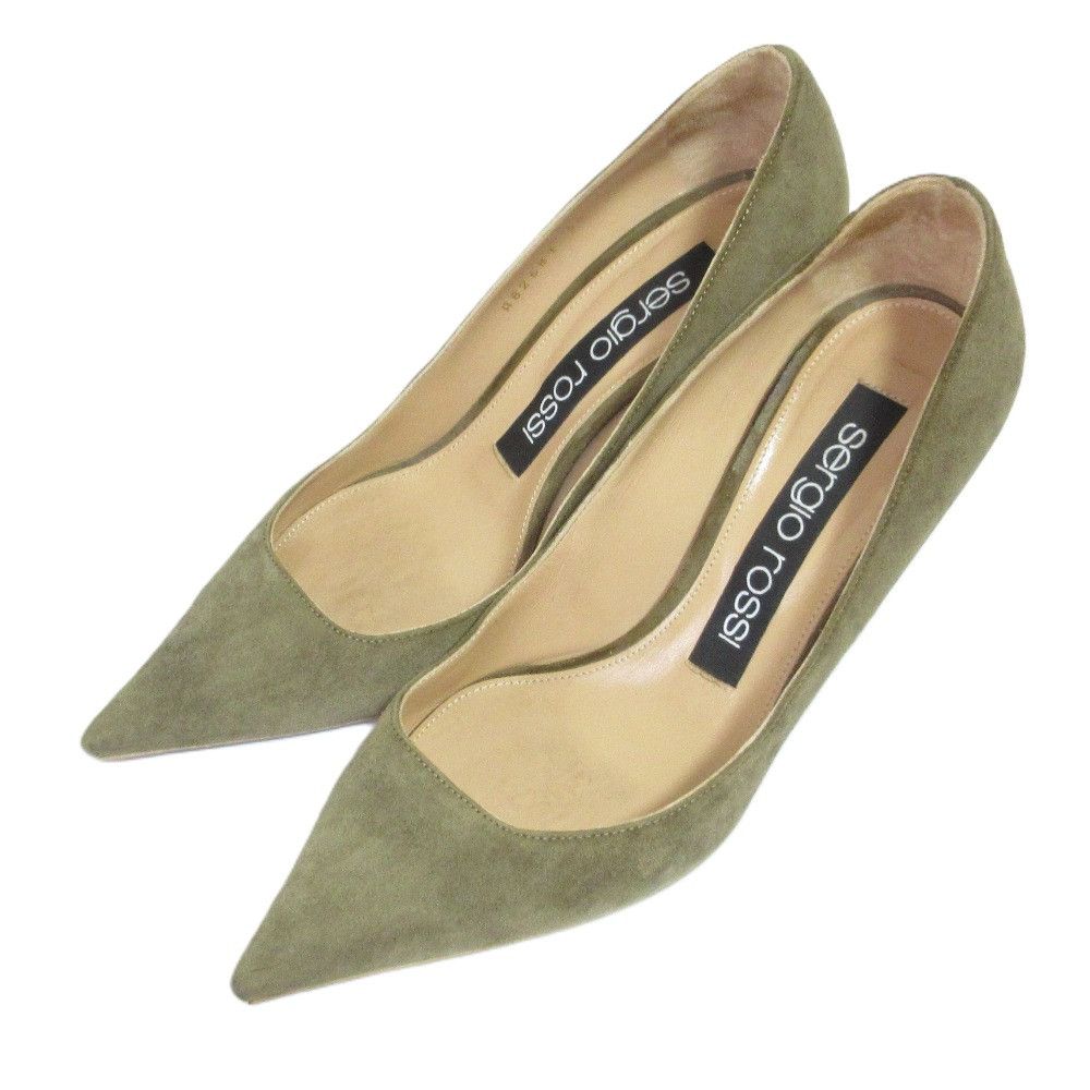 Other Other Sergio Rossi Suede Pointed Toe Pumps Leather Shoes DUTY FREE for USA Size ONE SIZE - 1 Thumbnail