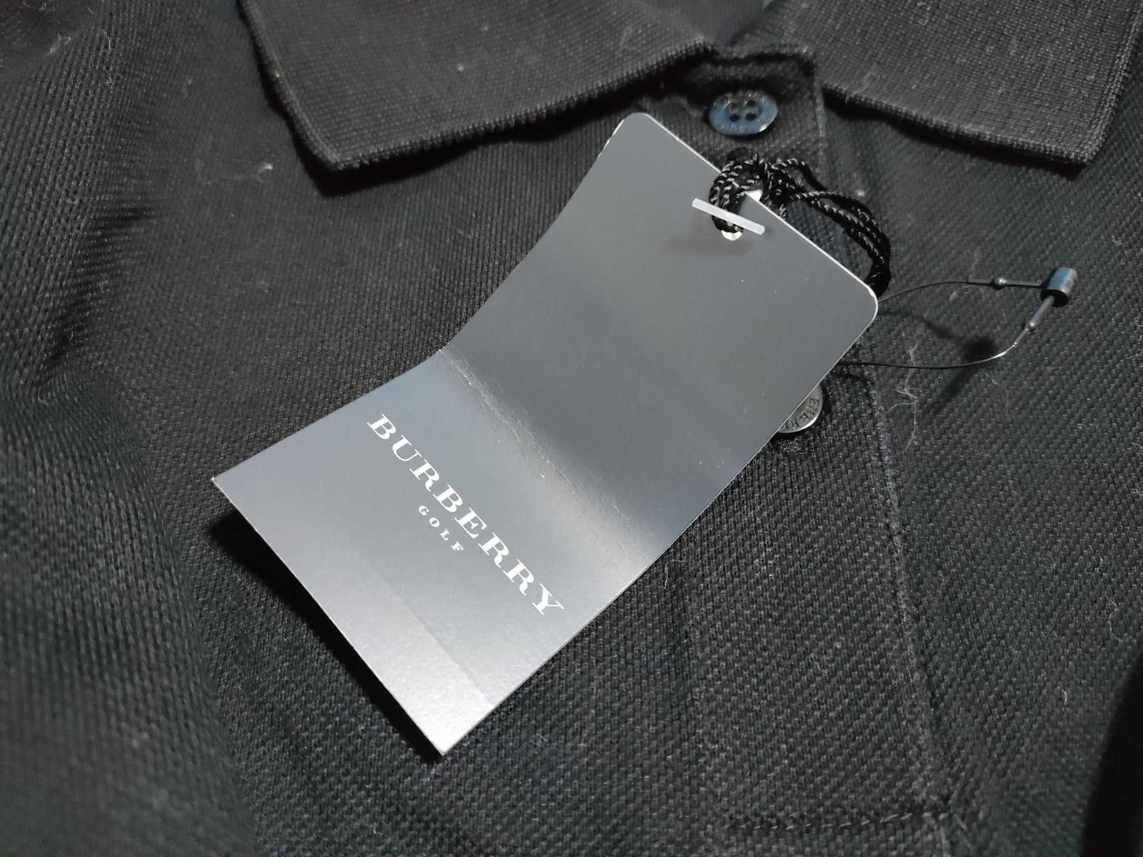 Burberry Burberry Golf Long Sleeve Black Polo Size US L / EU 52-54 / 3 - 4 Thumbnail