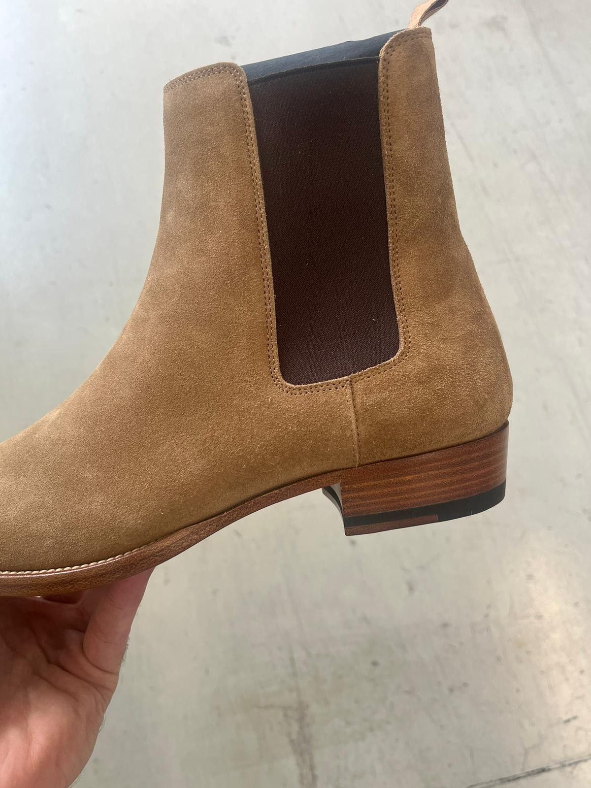 Saint Laurent Paris o1alsim1 Classic Wyatt Chelsea Boots in Brown Size US 11 / EU 44 - 4 Thumbnail