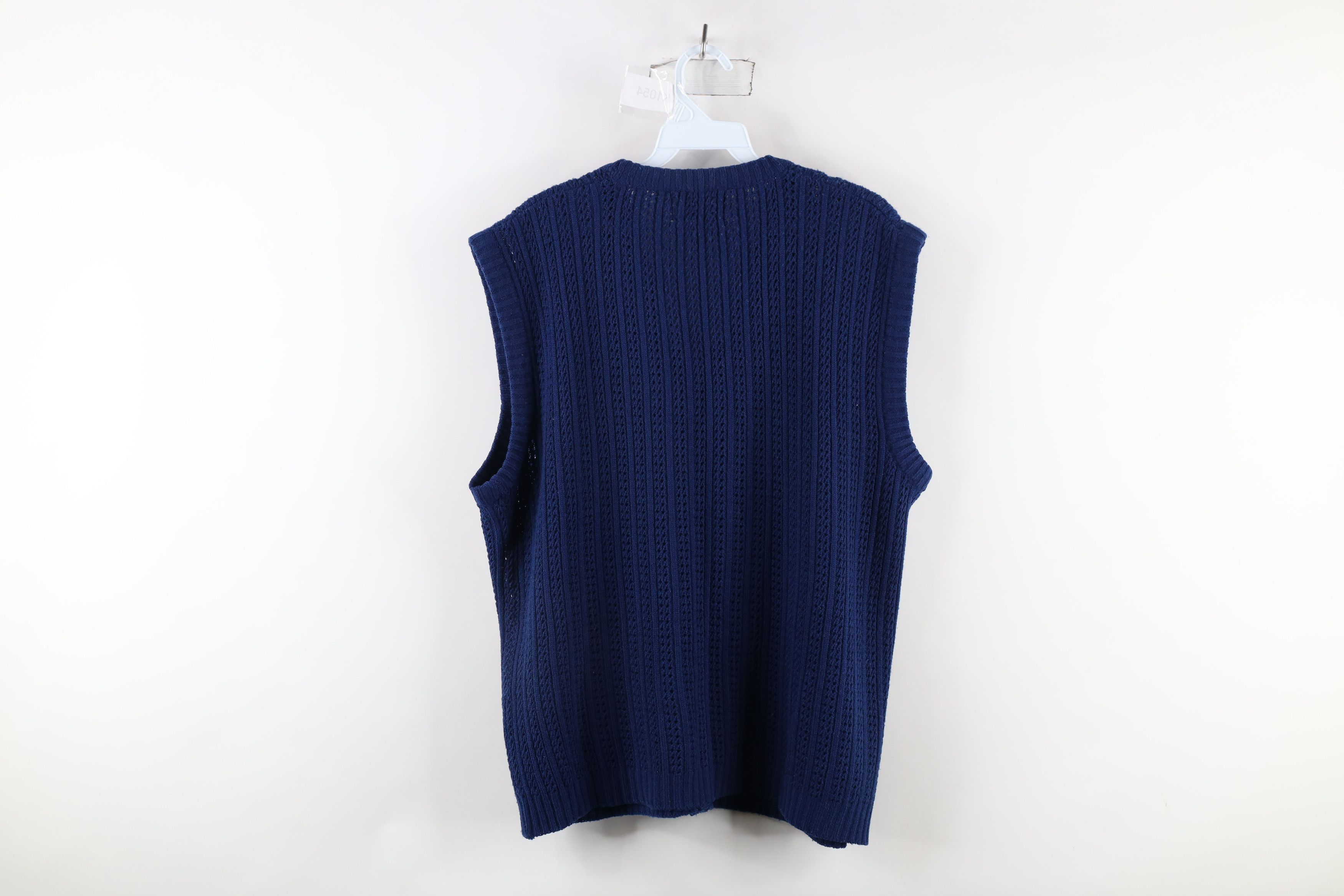 Vintage Vintage 70s Streetwear Ribbed Knit Cardigan Sweater Vest Size M / US 6-8 / IT 42-44 - 9 Thumbnail