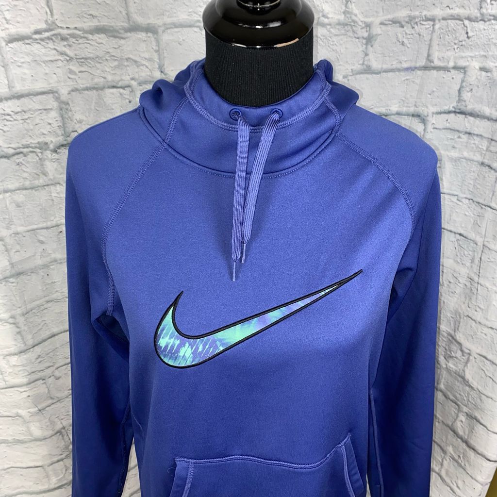 Nike Nike drifit Longsleeve hoodie purple size small women Size S / US 4 / IT 40 - 3 Thumbnail