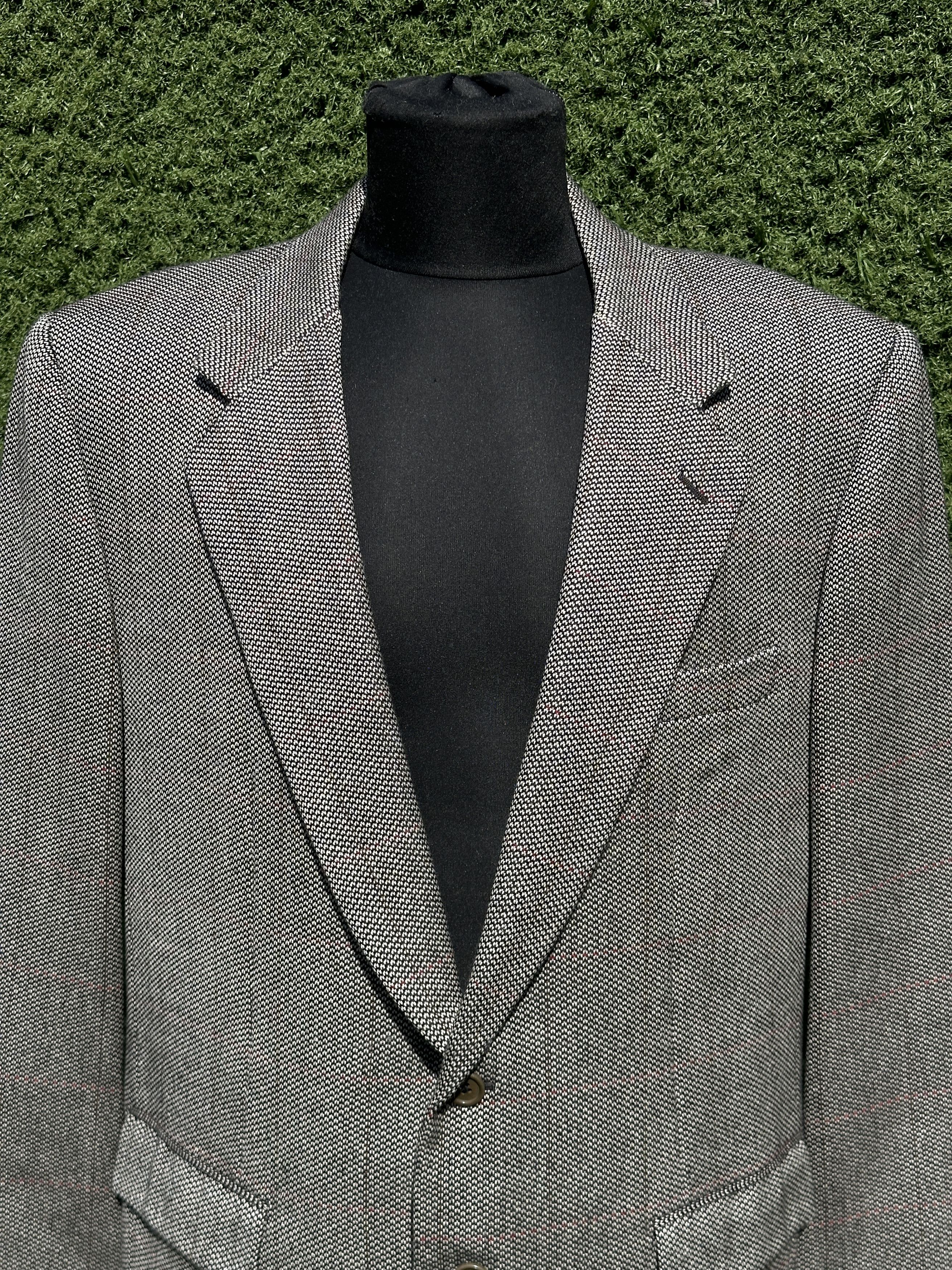 Burberry Burberrys Wool Cashmere Houndstooth Blazer Size 56 R Size 54R - 4 Thumbnail