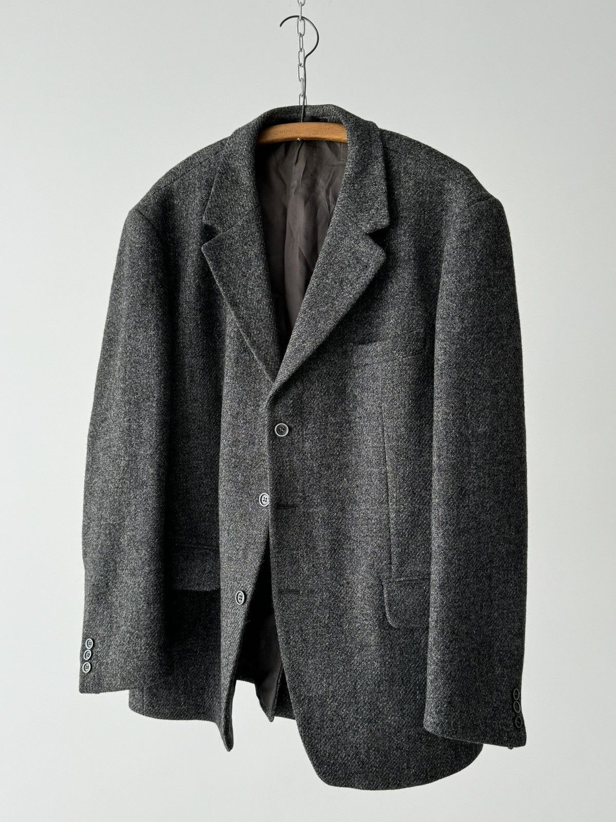 Harris Tweed × Vintage 1960s Vintage Harris Tweed Handwoven Sport Blazer Jacket Size US M / EU 48-50 / 2 - 2 Thumbnail