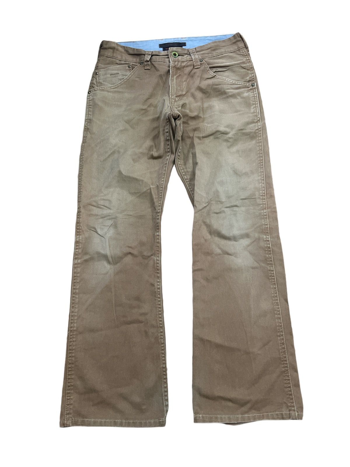 FLARED💥BLUE WAY JAPAN BROWN FADED PANT