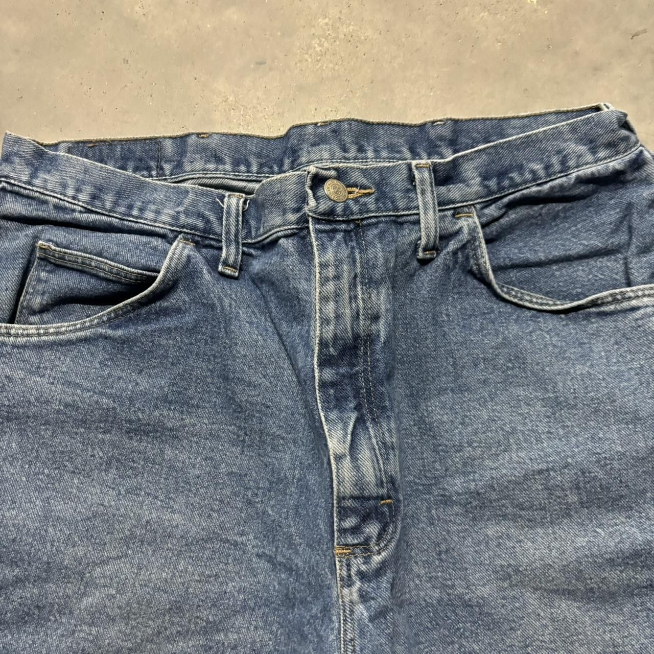 Japanese Brand × Vintage Crazy Vintage Y2K/2000s Grunge Skater Essential Denim Jean Shorts Jorts! Size US 36 / EU 52 - 2 Thumbnail