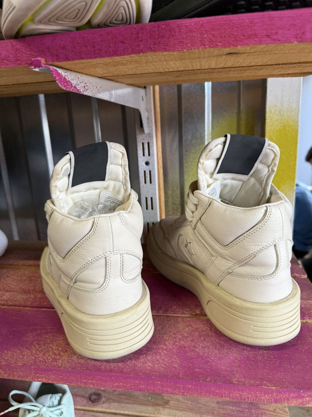 Converse × Rick Owens Drkshdw Rick’s Owens Drkshdw Converse Hi top sneaker Size US 7.5 / EU 40-41 - 3 Thumbnail