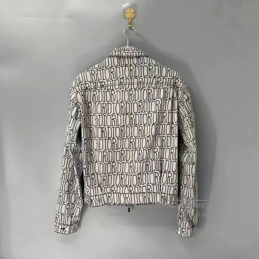 Dior Dior Logo Print Denim Jacket. Size US M / EU 48-50 / 2 - 2 Thumbnail