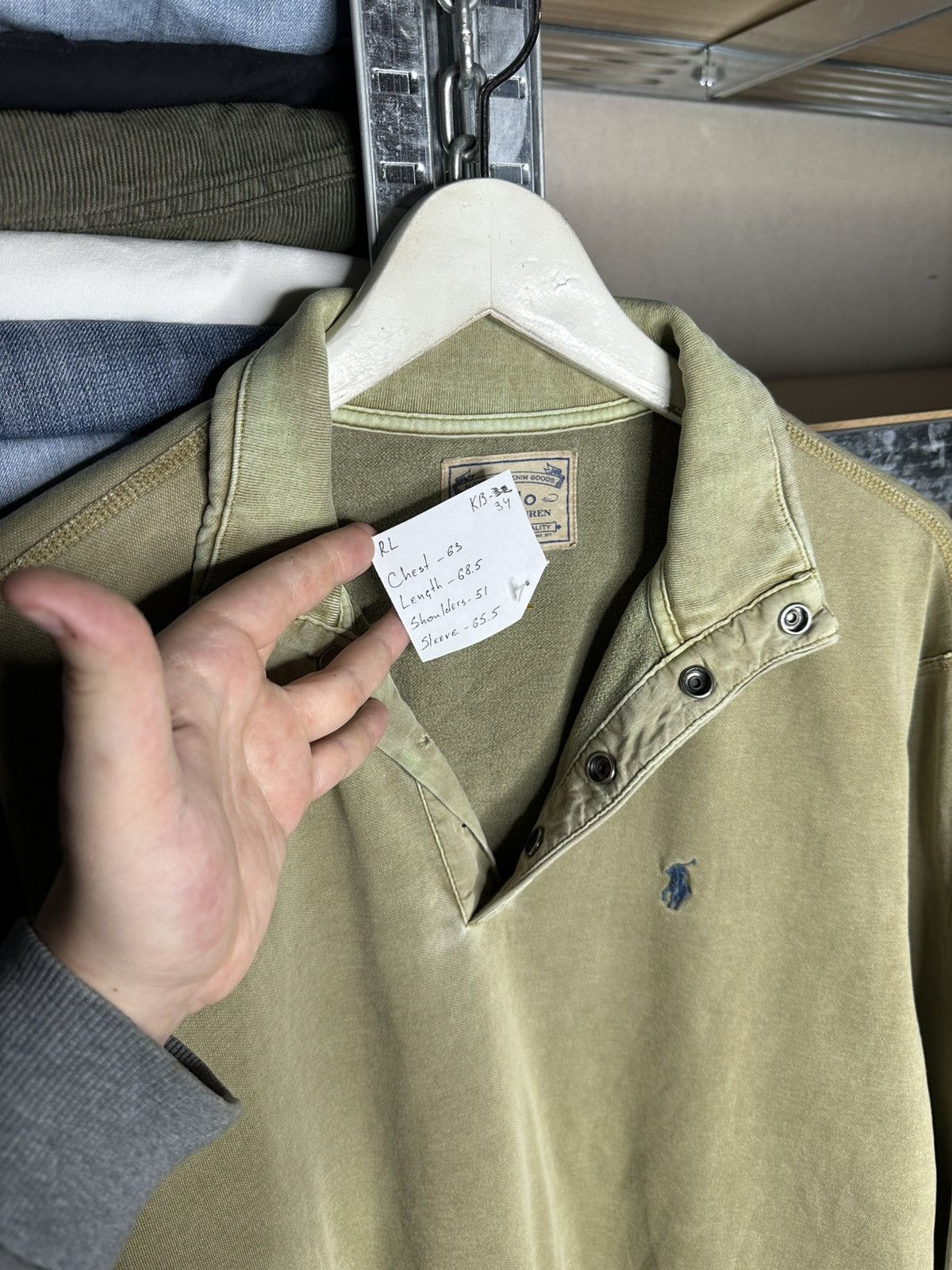 Polo Ralph Lauren Polo Ralph Lauren Authentic Denim Goods Sweatshirt Size US L / EU 52-54 / 3 - 9 Thumbnail