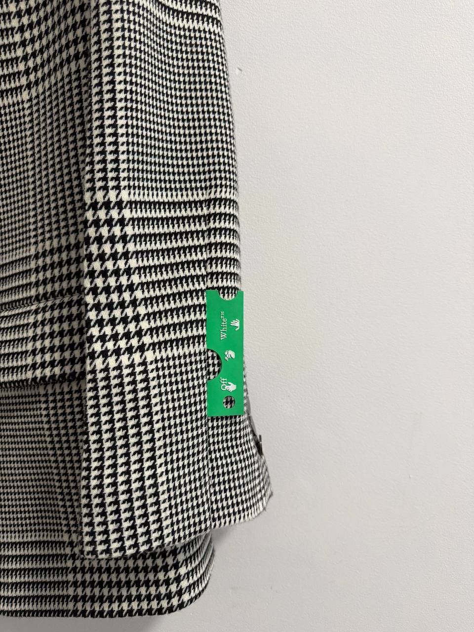 Off-White Off White Prince of Wales Herringbone Tomboy BlazerJacket Size M / US 6-8 / IT 42-44 - 4 Thumbnail