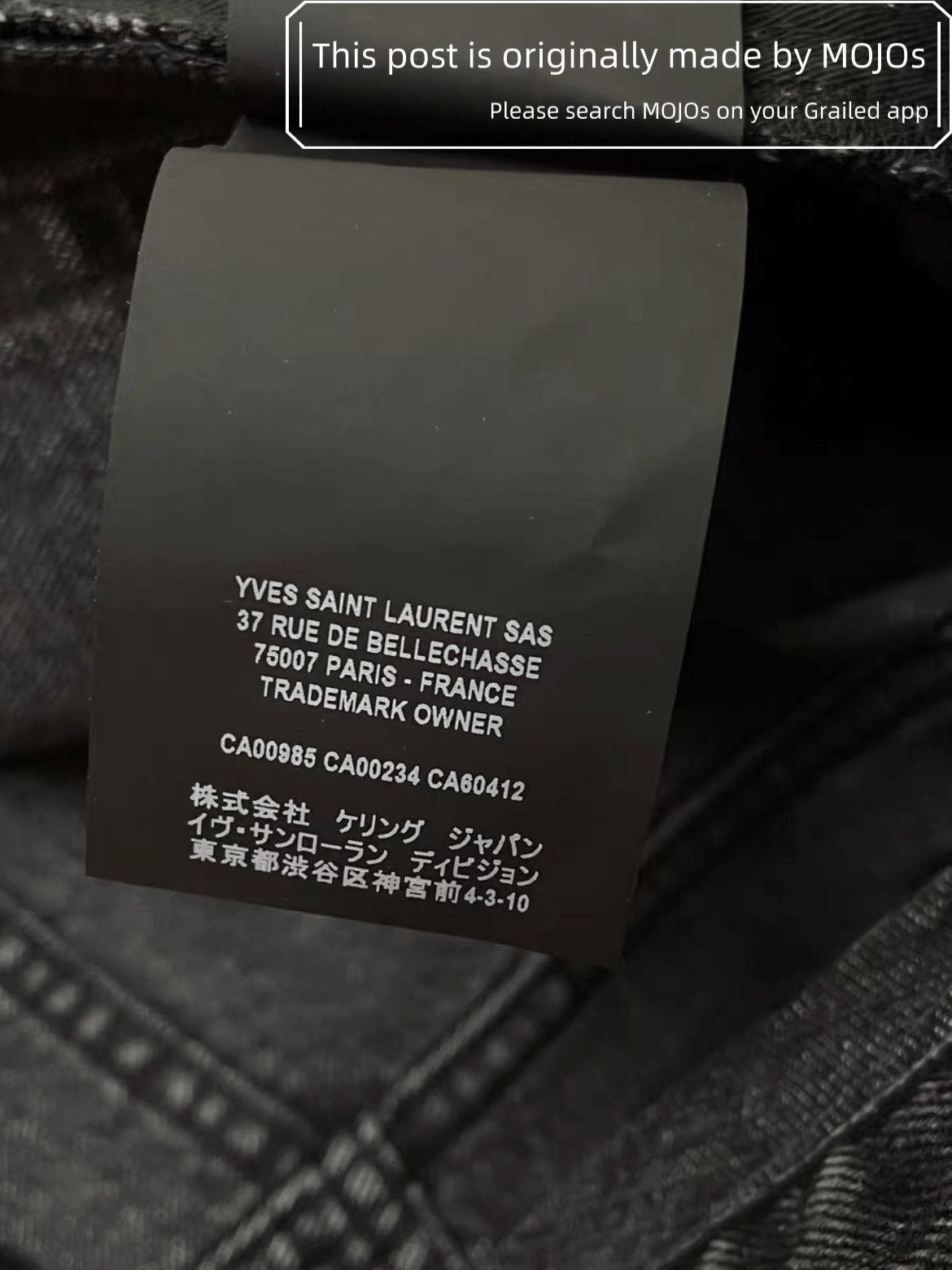 Saint Laurent Paris Sz 31 Saint Laurent Paris D18 Ash Gray basic Denim mojos730 Size US 31 - 8 Thumbnail