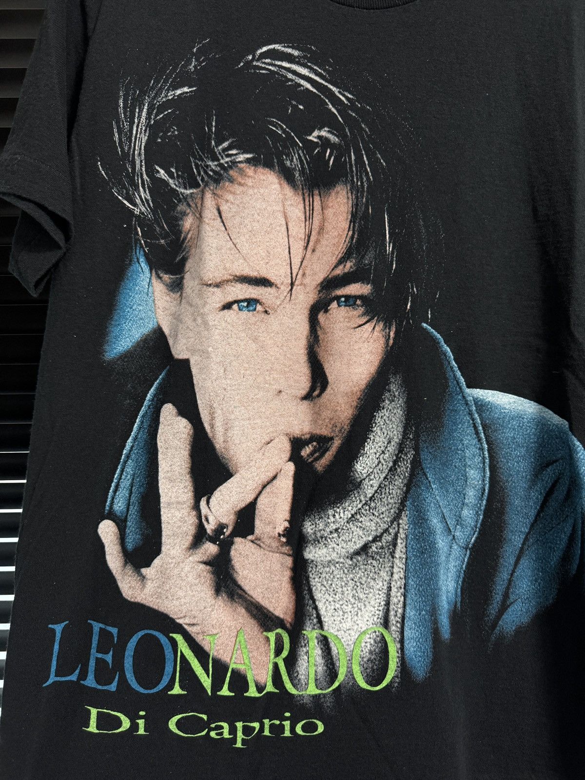 Vintage Vintage 90s Leonardo DiCaprio Rap Tee Size US M / EU 48-50 / 2 - 3 Thumbnail