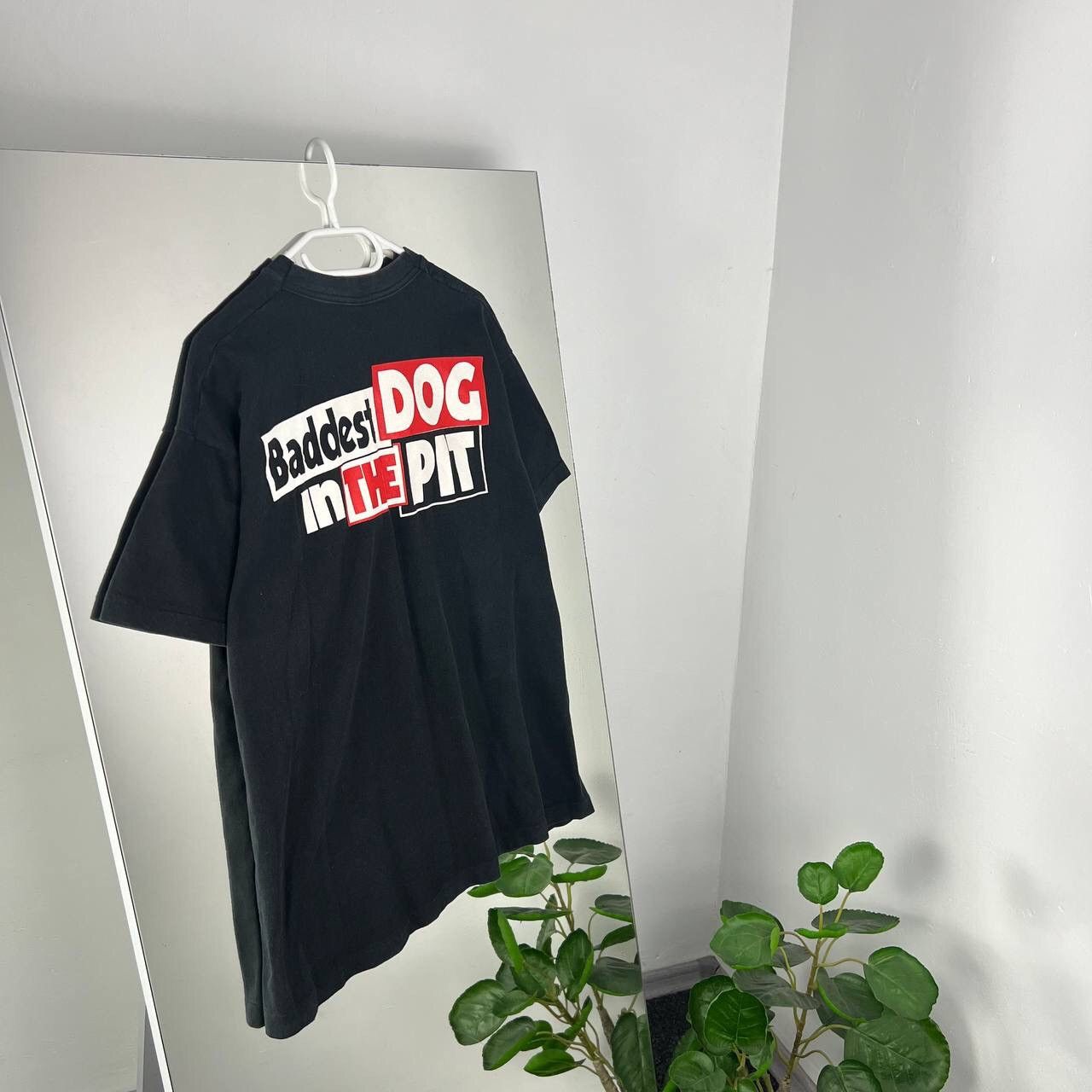 Vintage Vintage Racing Tee Red Dog Baddest In The Pit T-shirt Size US XL / EU 56 / 4 - 2 Thumbnail