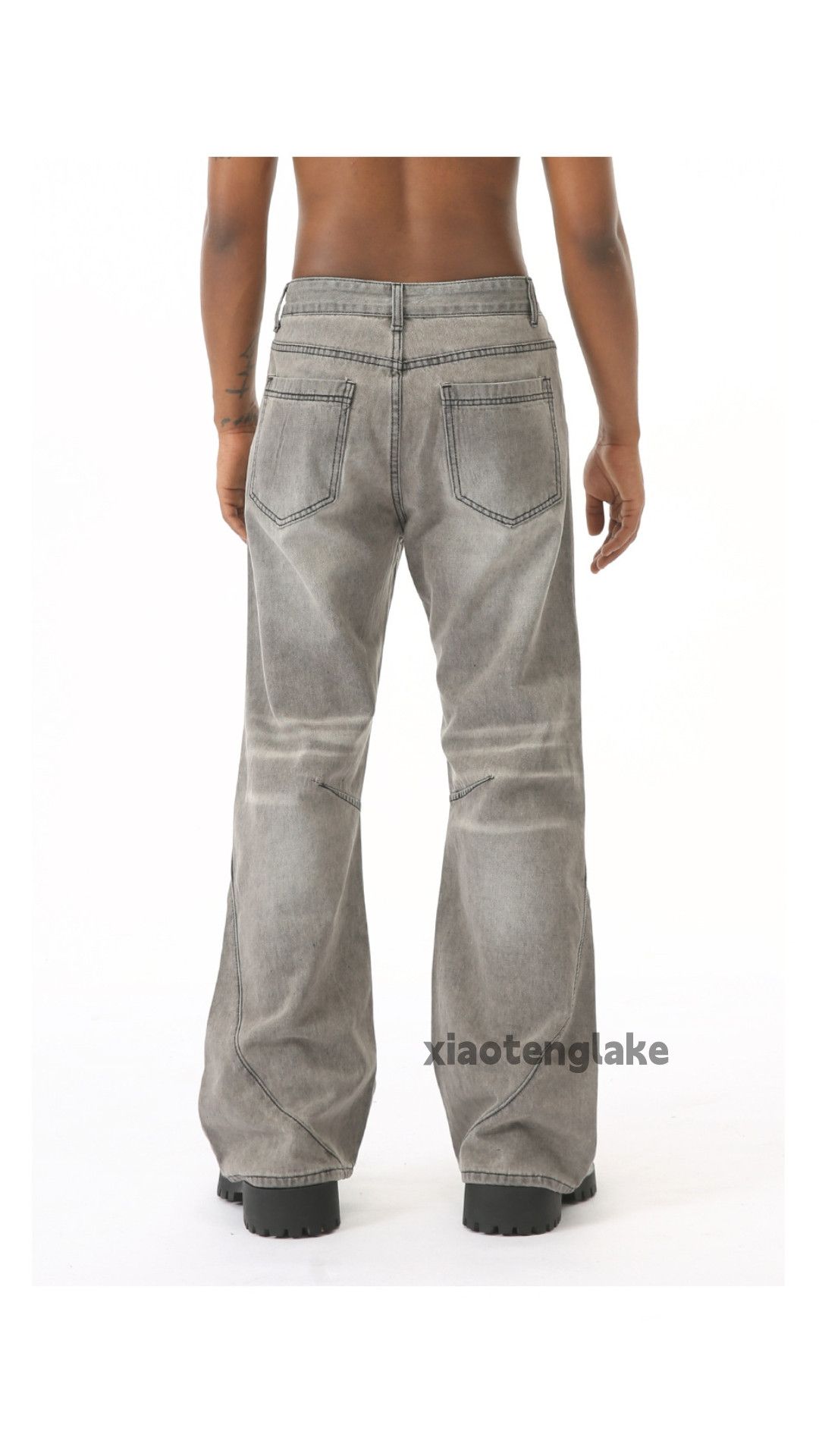 Jean × Vintage washed faded cleanfit yuppie bootcut flared y2k jeans Size US 30 / EU 46 - 1 Thumbnail