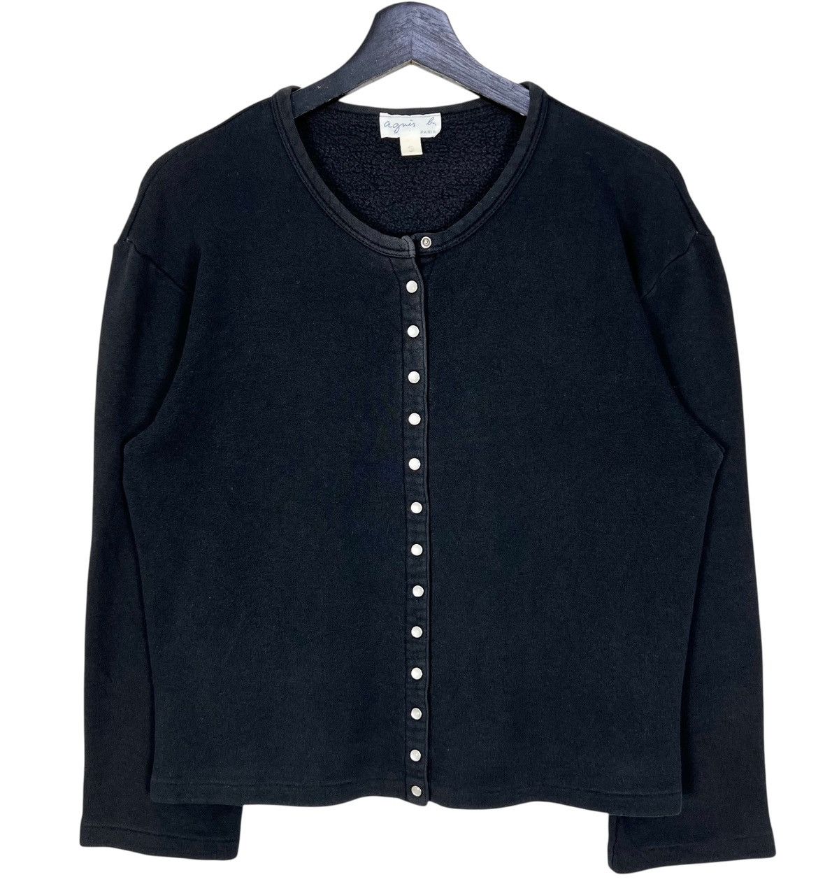 Designer × agnes b. Agnes b. Pearl Snap Button Cardigan Size M / US 6-8 / IT 42-44 - 1 Thumbnail
