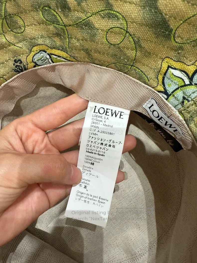 Loewe Loewe Green Floral Fisherman's Hat Size ONE SIZE - 3 Thumbnail