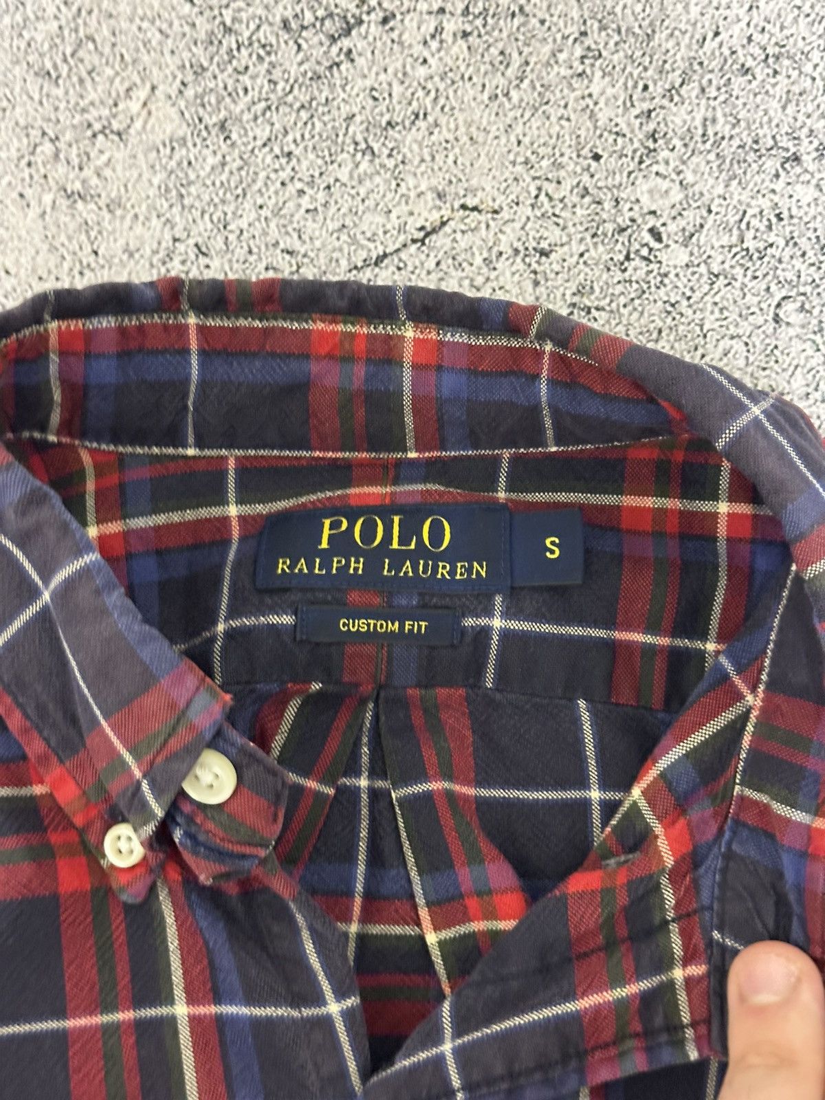 Polo Ralph Lauren Polo Ralph Lauren Tartar Button Shirt Red Purple Logo Size US S / EU 44-46 / 1 - 11 Thumbnail