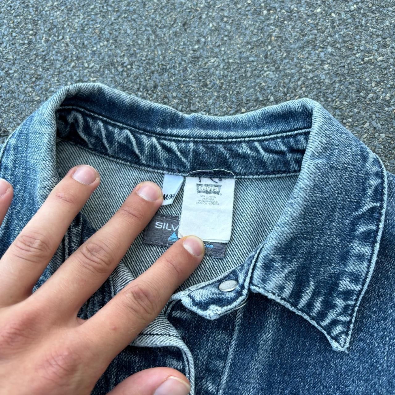 Japanese Brand × Levi's × Vintage Levi’s Silver Tab denim jacket Size M / US 6-8 / IT 42-44 - 4 Thumbnail