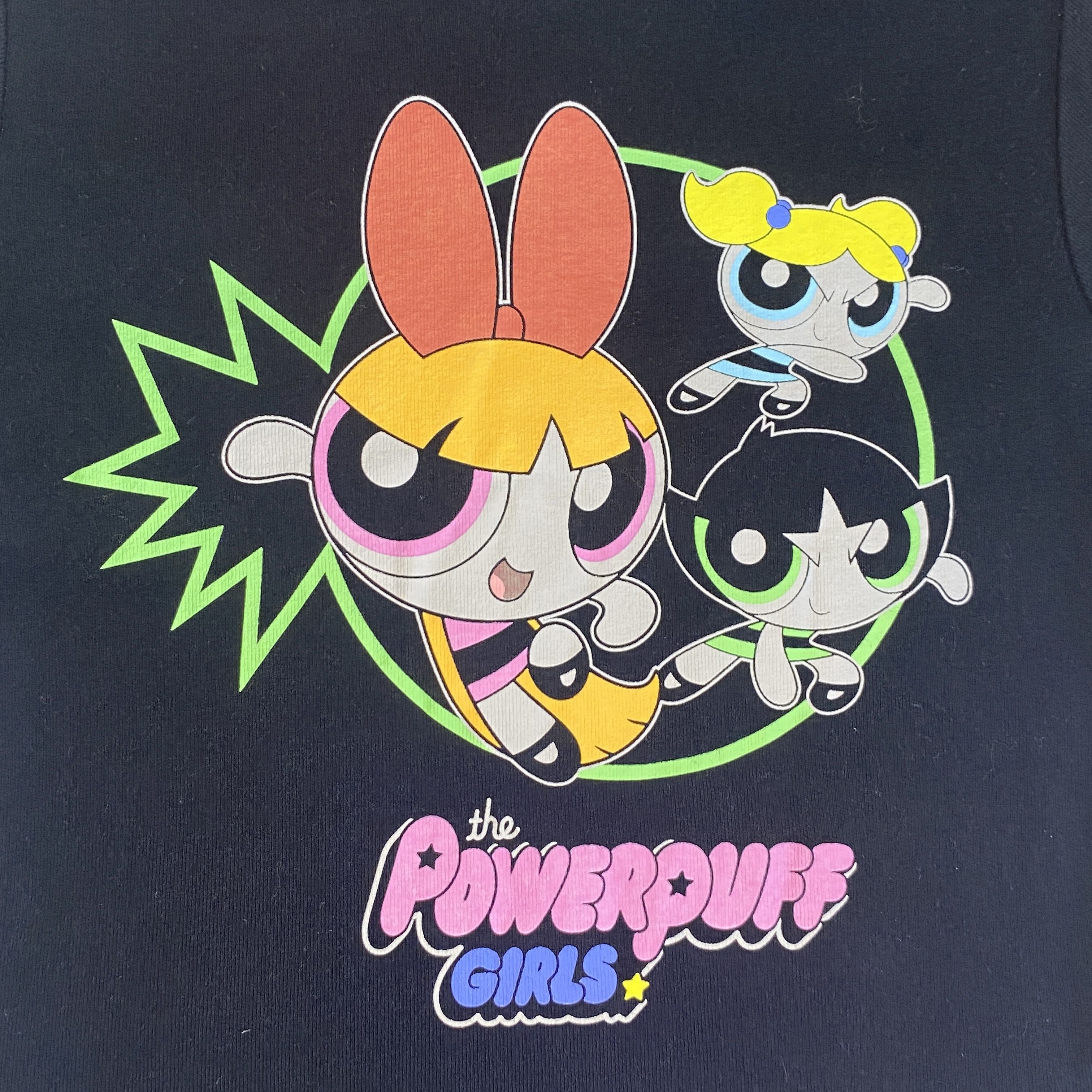 Cartoon Network Powerpuff Girls Black Graphic Crop Top T-Shirt Size Small Size S / US 4 / IT 40 - 5 Thumbnail