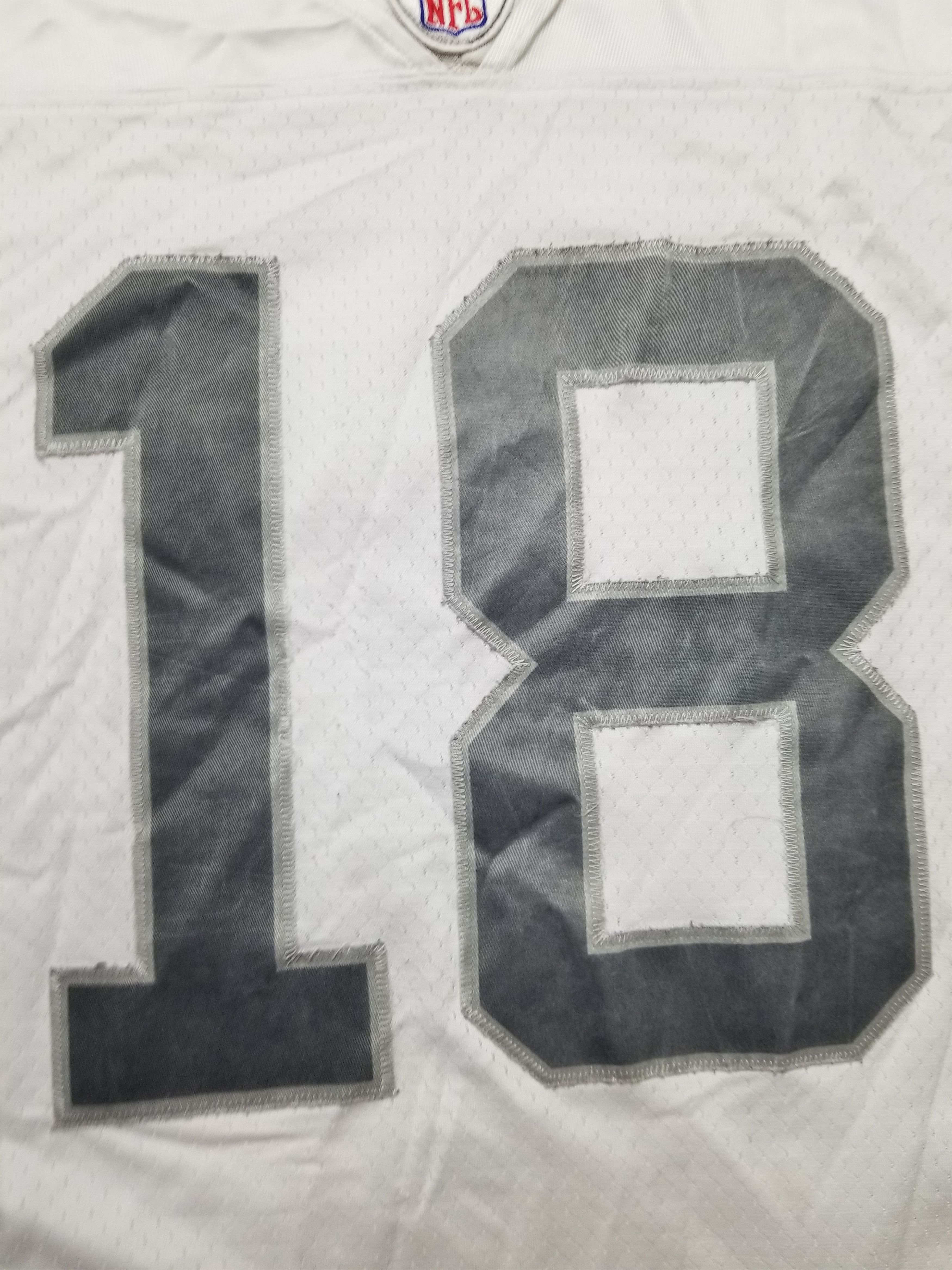 Reebok Randy Moss Oakland Raiders #18 Reebok Sewn Jersey Size US XXL / EU 58 / 5 - 16 Thumbnail