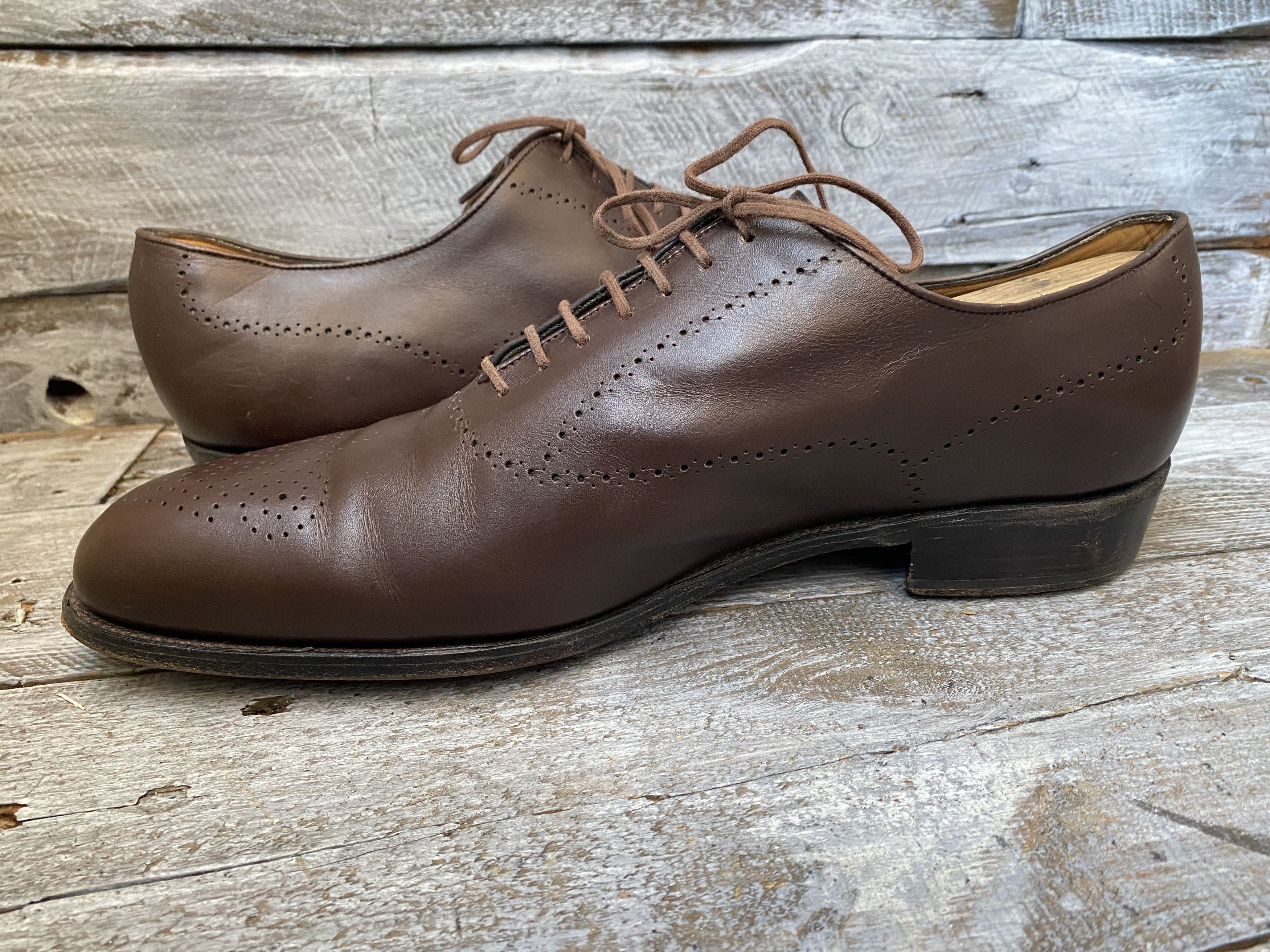 J.M. Weston Jm weston brown oxford brown leather shoes Uk8E Size US 9 / EU 42 - 15 Thumbnail