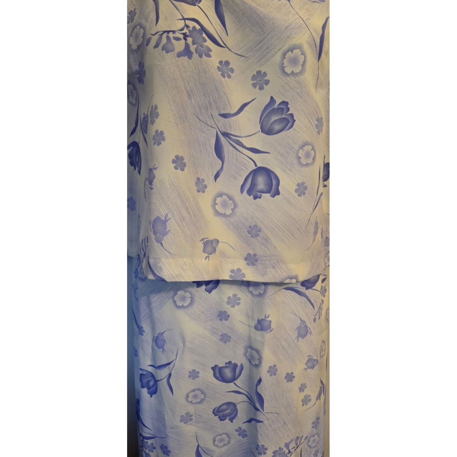 Blair Blair 2 Pc Floral Maxi Skirt Sleeveless Top Size 20 P Dusty Lilac Women Size 3XL / US 20-22 - 7 Thumbnail