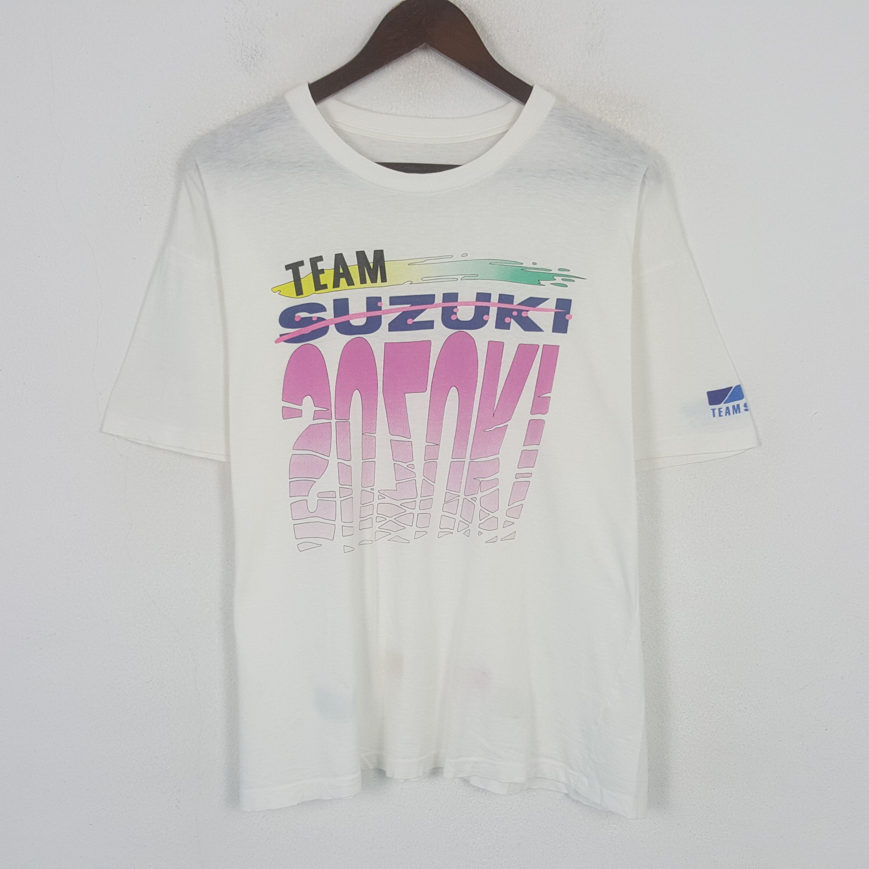 Japanese Brand Vintage Team Suzuki Sport T-shirt Size US L / EU 52-54 / 3 - 1 Thumbnail