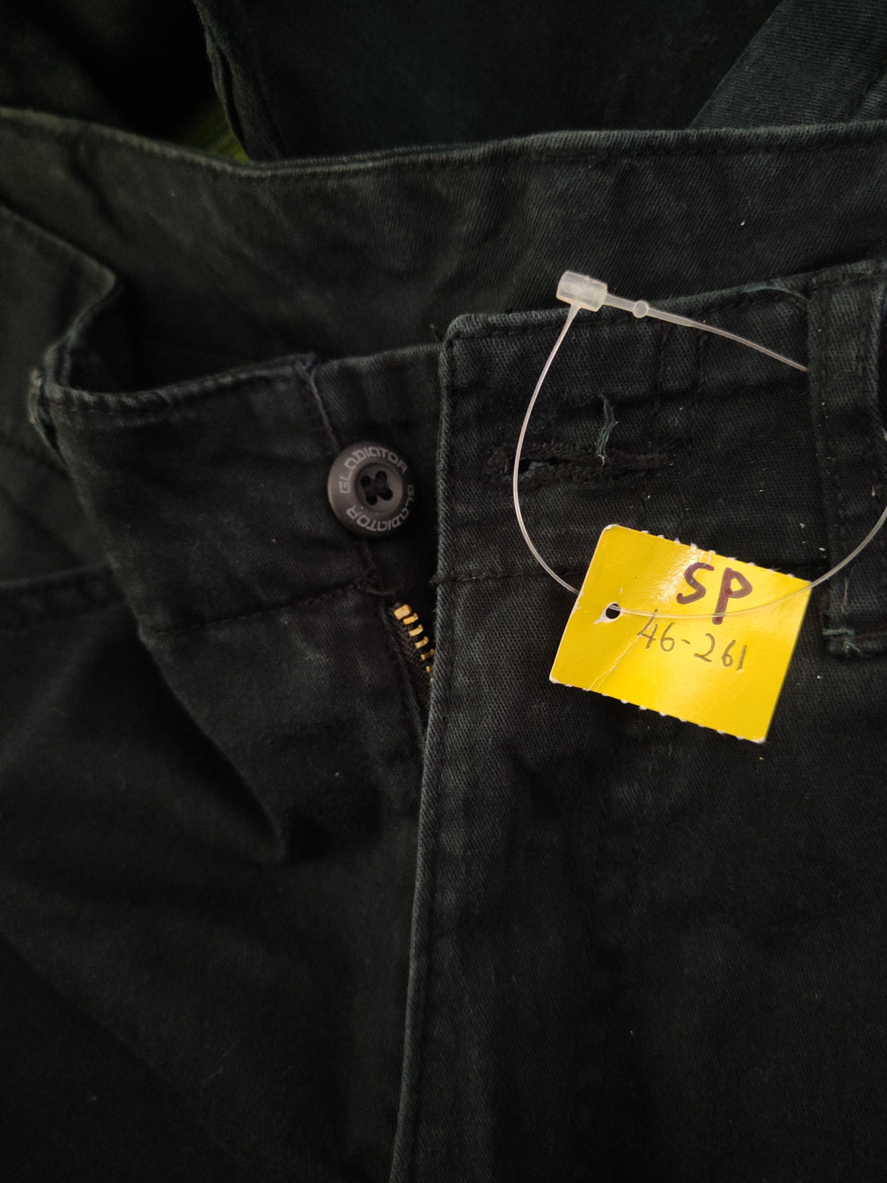 Japanese Brand DL Gladiator Black Multipocket Cargo Pants #sp46-261T Size US 31 - 15 Thumbnail