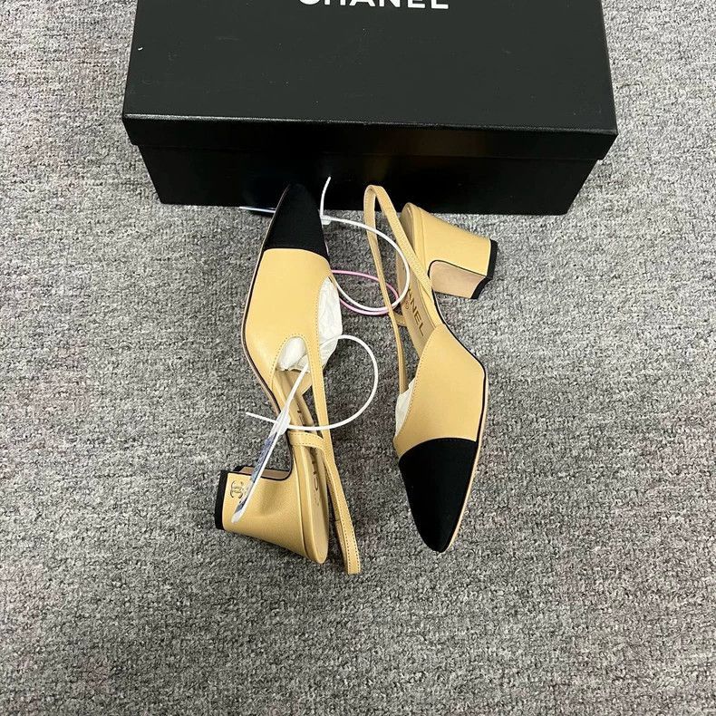 Chanel Chanel Slingback High Heels for Women -2505 Size US 6.5 / IT 36.5 - 6 Thumbnail