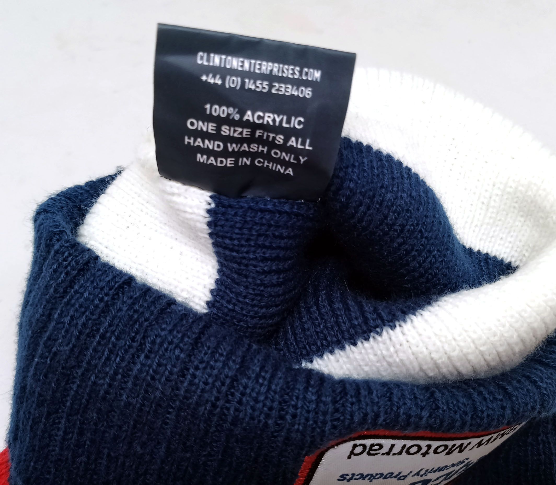 BMW BMW Motorrad Tyco Beanie Knit Hat Blue Red White Size ONE SIZE - 8 Thumbnail