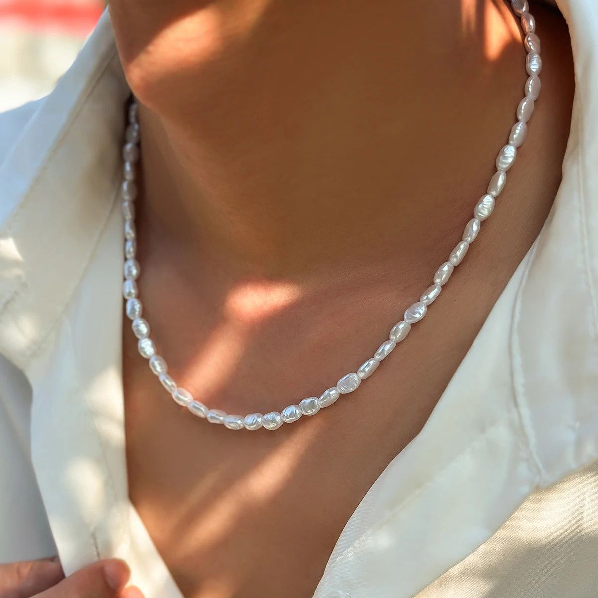 Other SimplePearl Chain Choker Necklace Size ONE SIZE - 1 Thumbnail