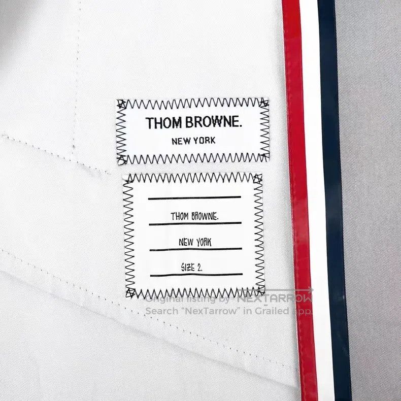 Thom Browne Thom Browne Grey Twill Long Trench Coat Jacket Size US M / EU 48-50 / 2 - 4 Thumbnail