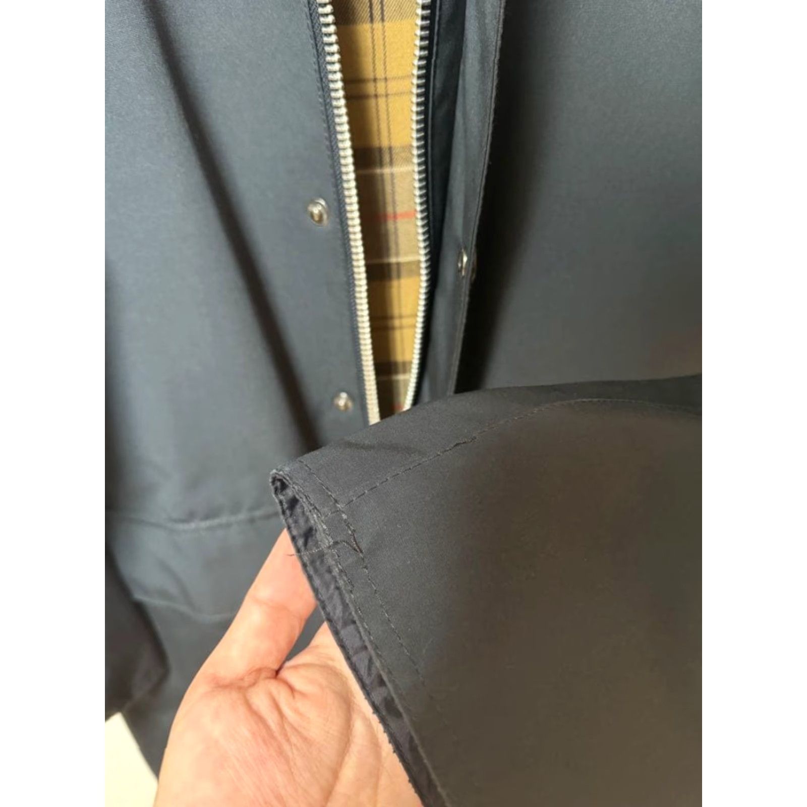Barbour Barbour Jacket Navy 2 Layer Long Coat 36 Mens Burley New Bomber Nashville? Size US XXS / EU 40 - 7 Thumbnail
