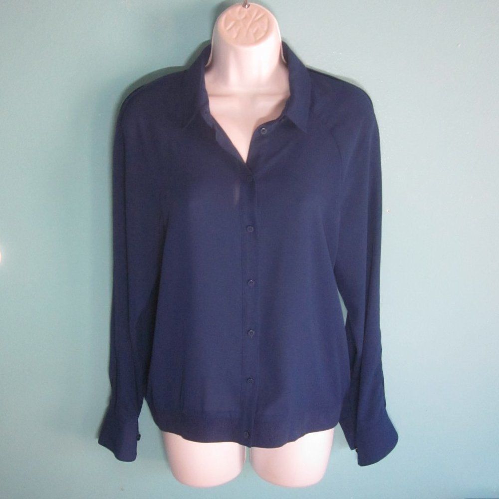 The Kooples The Kooples Sport Blue Blouse Size M / US 6-8 / IT 42-44 - 7 Thumbnail