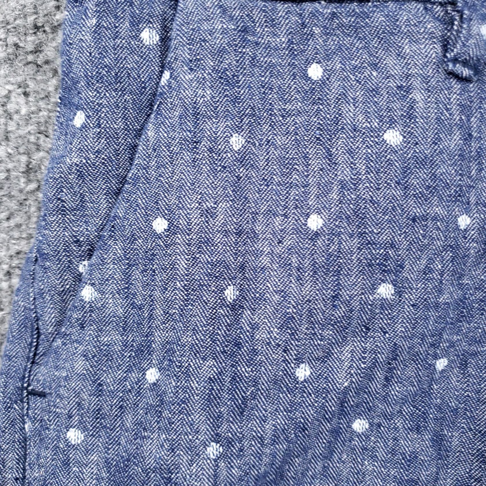 Old Navy Old Navy Shorts Womens 6 Blue Everyday Hot Pants Mid Rise Polka Dots Linen Blend Shorts Adult Regular Blue Polka Dot Casual Mens Womens Girls Teens Size 24" / US 00 / IT 34 - 6 Thumbnail