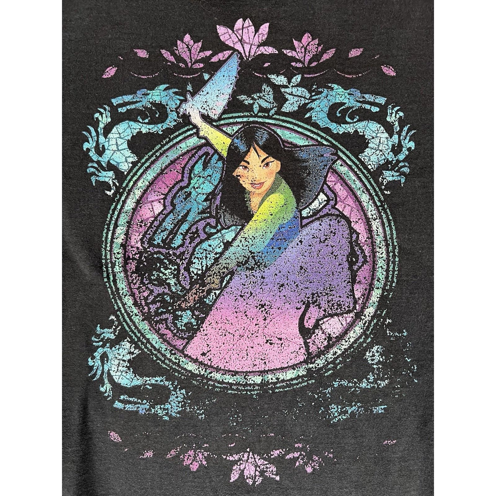 Disney Vintage Disney Mulan Crewneck Sweatshirt Adult Size XL Black Size US XL / EU 56 / 4 - 2 Thumbnail