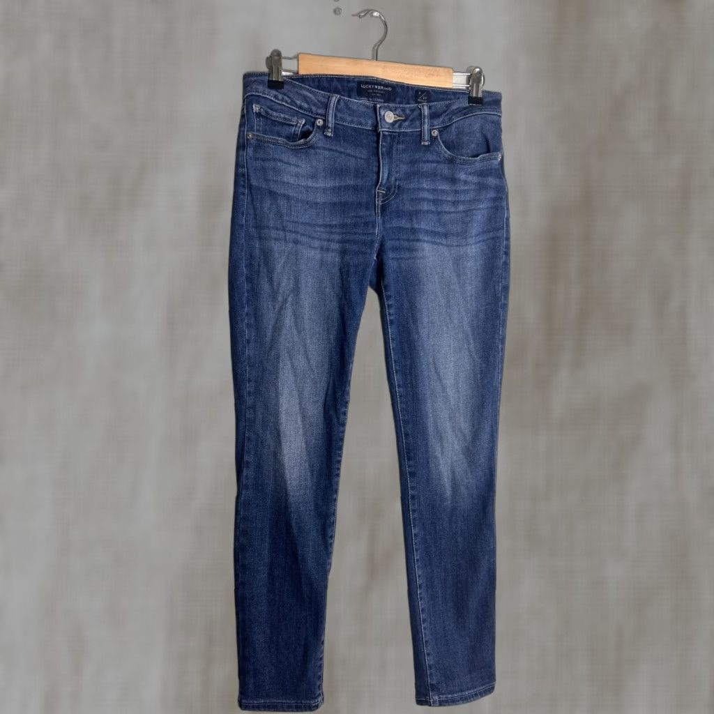 Lucky Brand Womens Jeans 8/29 Dark Wash Low Rise Skinny Lolita 29x28 8 Blue