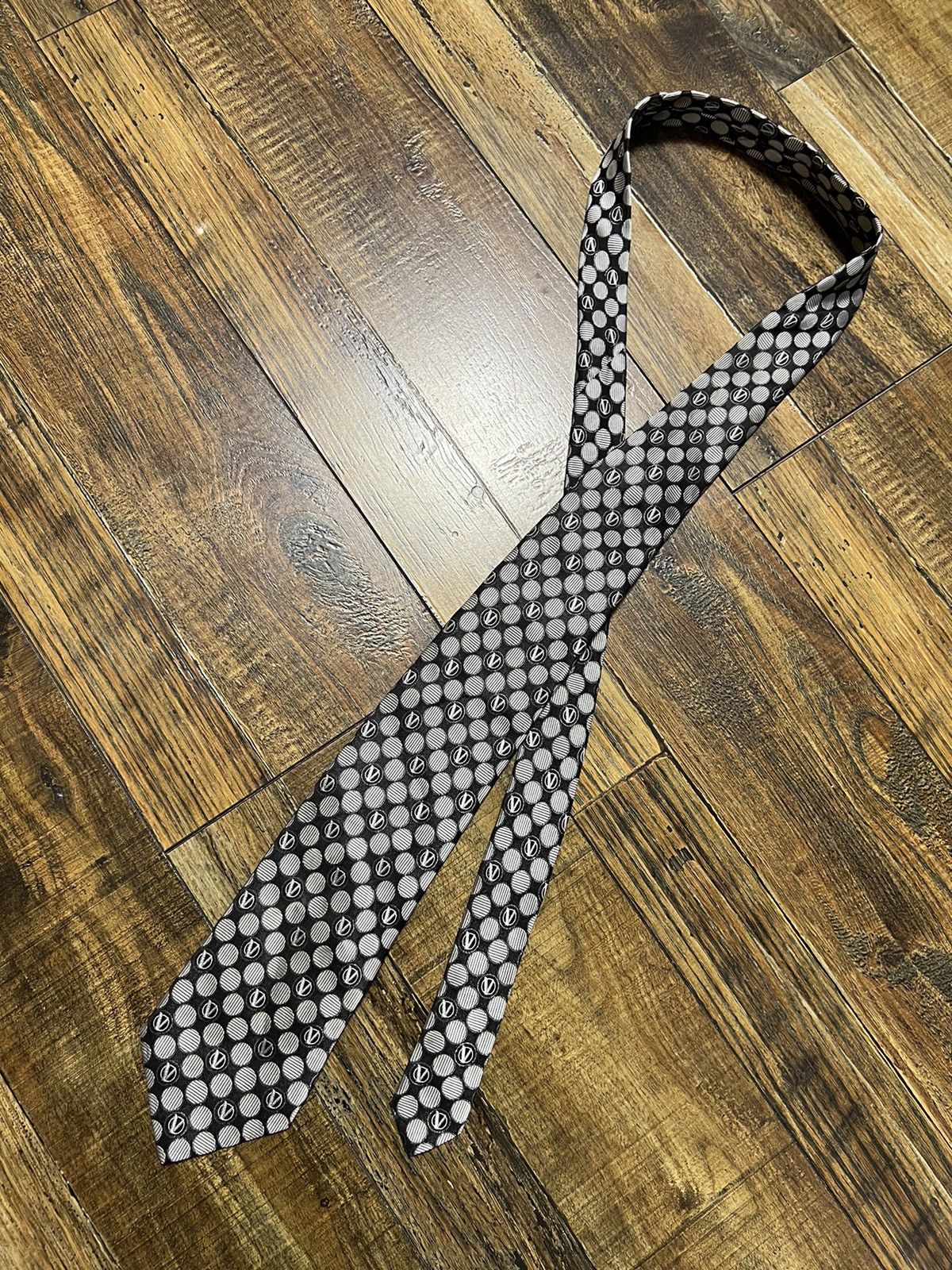 Versace VERSACE COLLECTION SILK MONOGRAM TIES MADE IN ITALY Size ONE SIZE - 2 Thumbnail