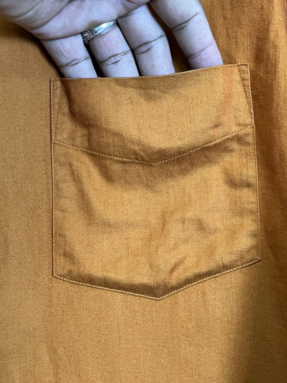 Yohji Yamamoto ICONIC🔥YOHJI YAMAMOTO AAR DURBAN TWO TONE BUTTON UPS SHIRT Size US M / EU 48-50 / 2 - 5 Thumbnail