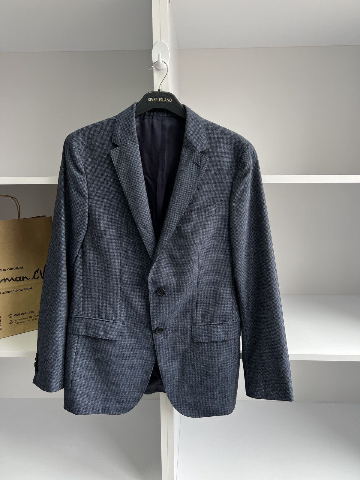Designer × Hugo Boss × Vintage Vintage Hugo Boss Luxury Old Money Style Suit Size 48S - 6 Thumbnail