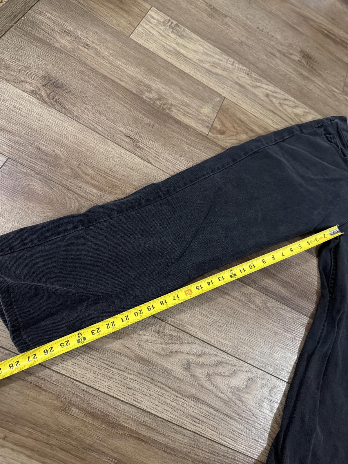 Lee Vintage Y2K Lee Relaxed Fit Black Denim Jeans 33x30 Grunge Size US 33 - 10 Thumbnail