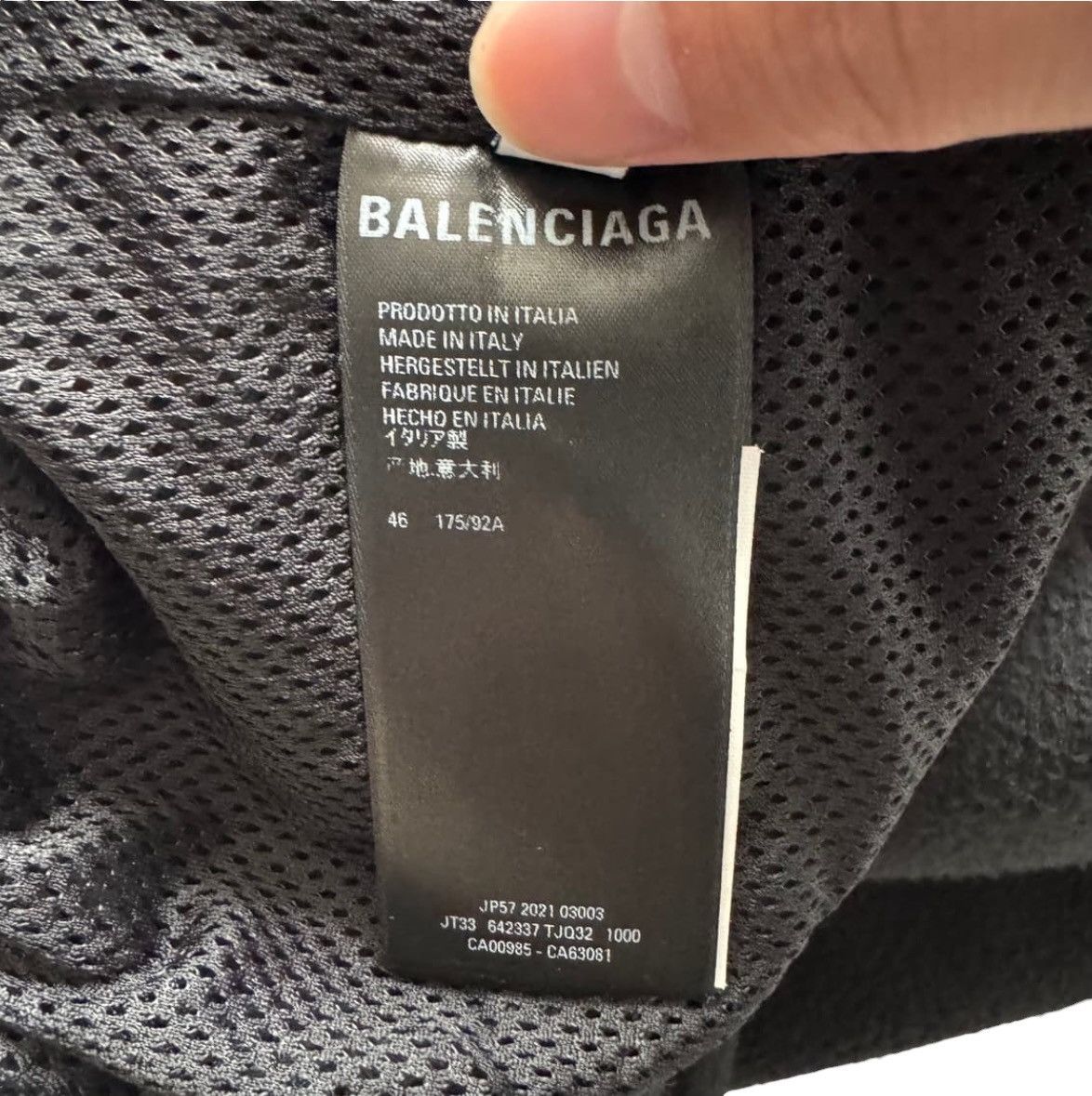Balenciaga Balenciaga Oversized Fleece Track Jacket Size US S / EU 44-46 / 1 - 6 Thumbnail