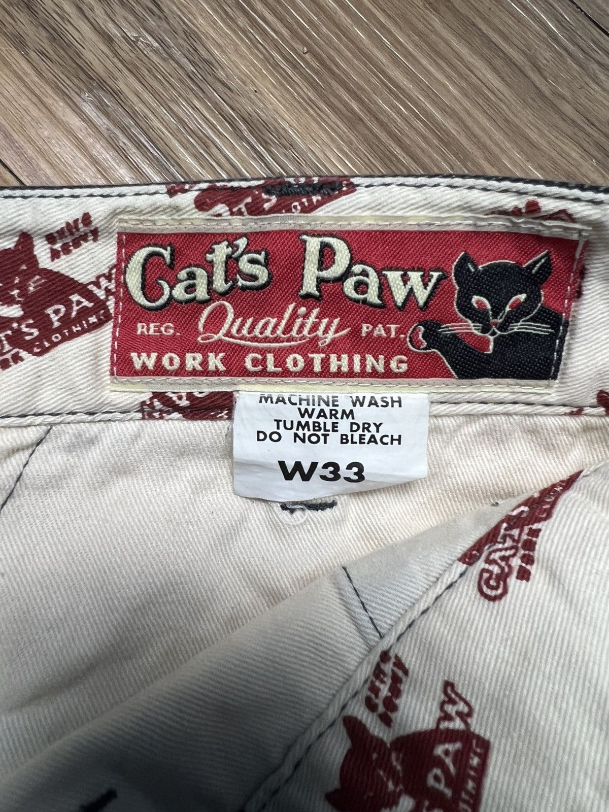 CAT'S PAW Cat's Paw Workwear Grey Duck Canvas Pants (43) Size US 33 - 8 Thumbnail