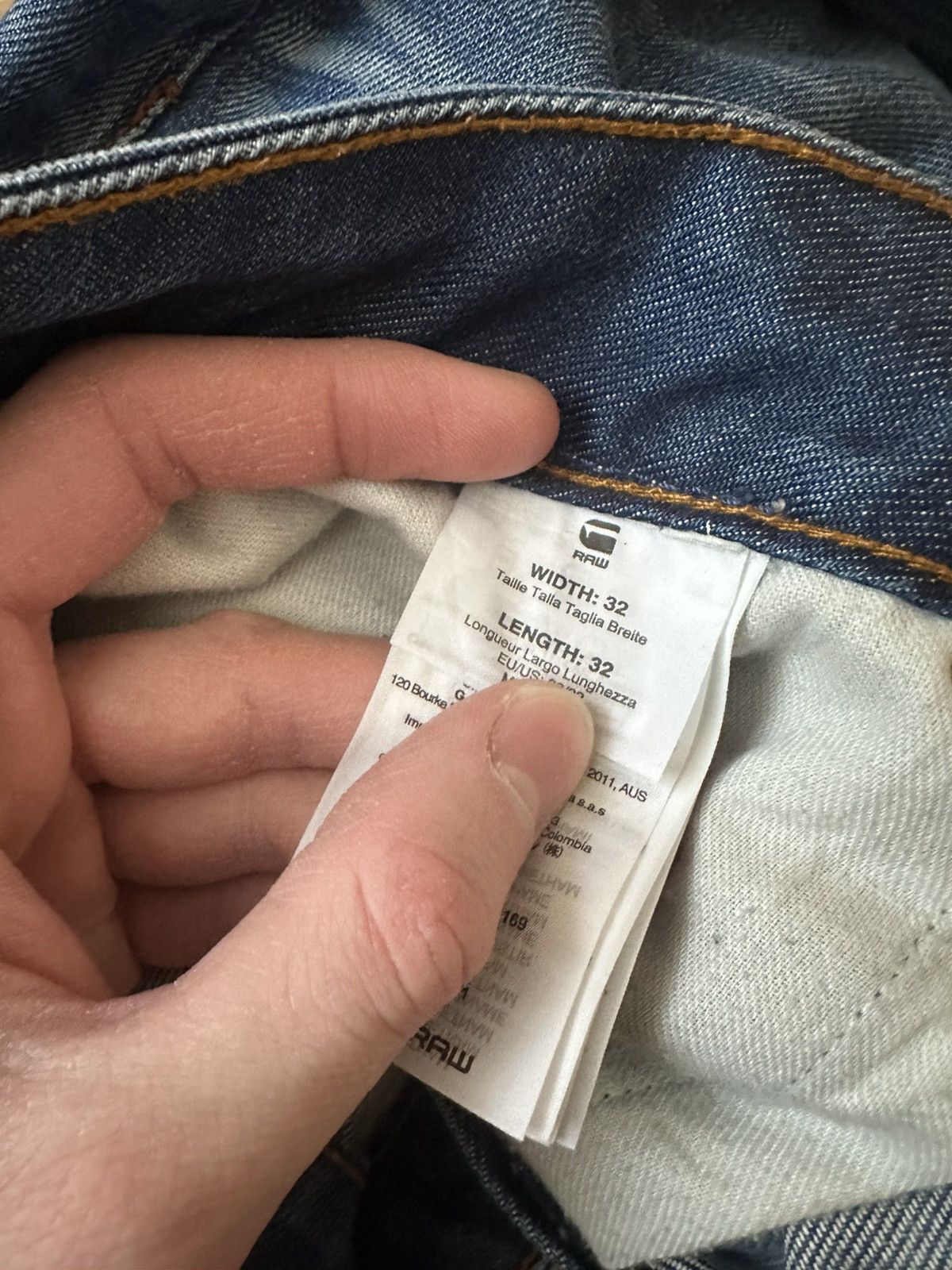 G-Star G Star Raw Distressed Jeans Size US 32 / EU 48 - 6 Thumbnail