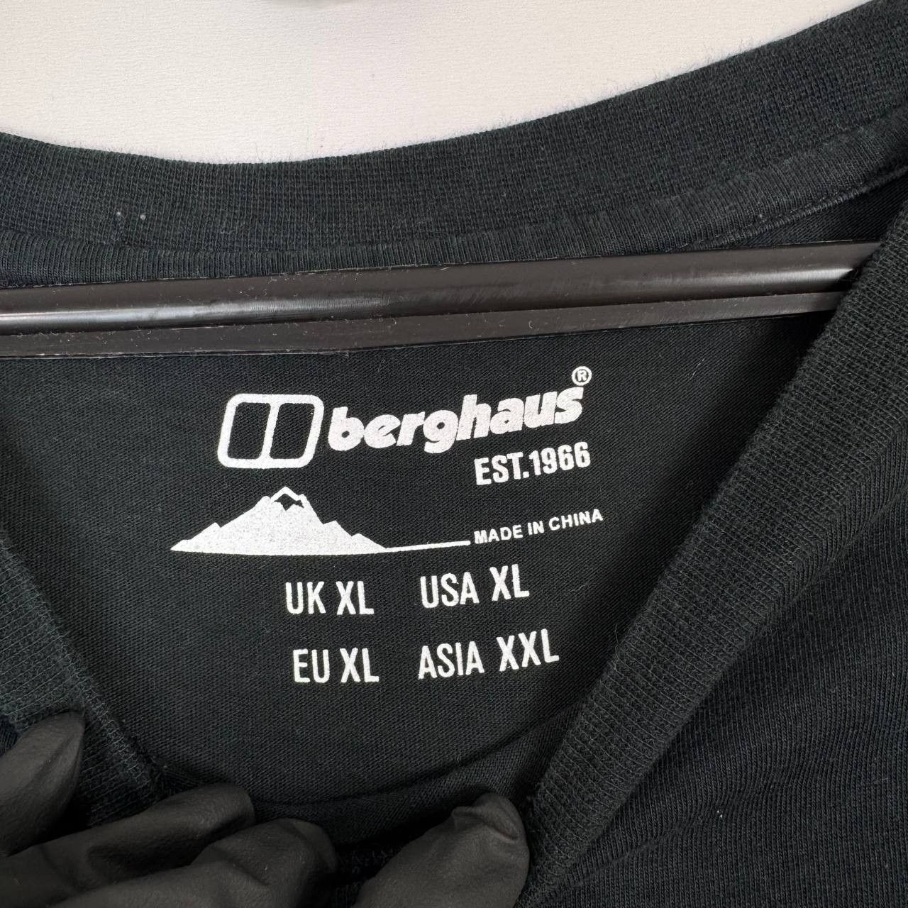 Berghaus Berghaus Logo Long Sleeve T Shirt Black Mens Size XL Size US XL / EU 56 / 4 - 3 Thumbnail