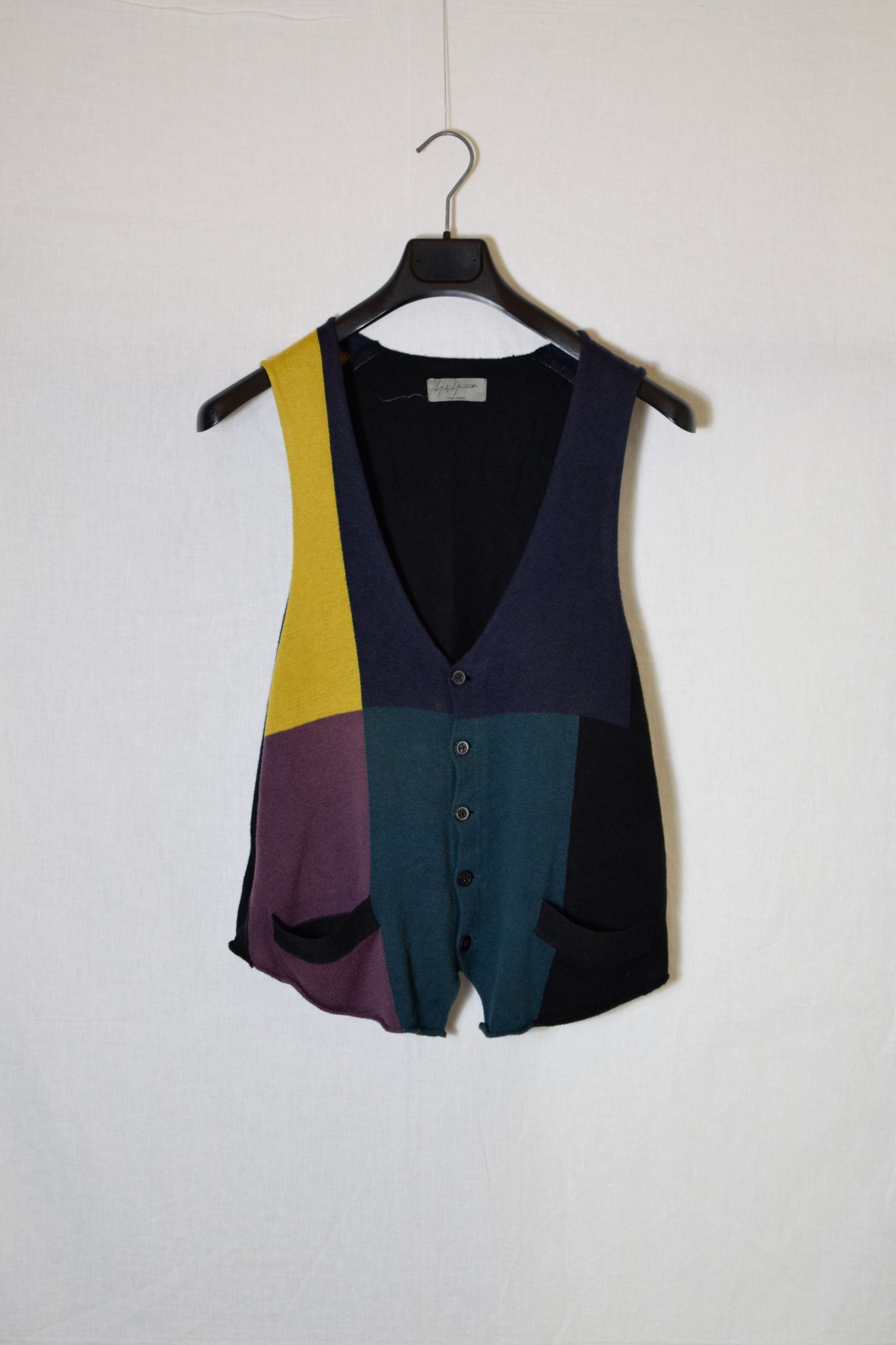 Yohji Yamamoto YYPH SS11 Patchwork Vest - HO-K08-083 Size US M / EU 48-50 / 2 - 2 Thumbnail