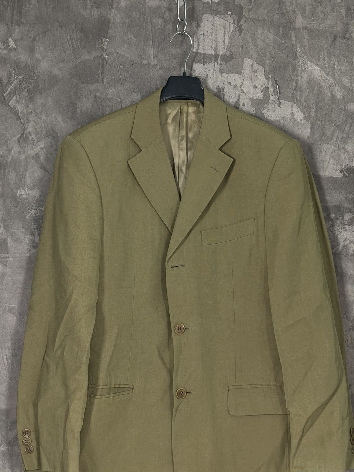 Balmain × Vintage Vintage BALMAIN Beige Luxury Blazer Size US L / EU 52-54 / 3 - 2 Thumbnail