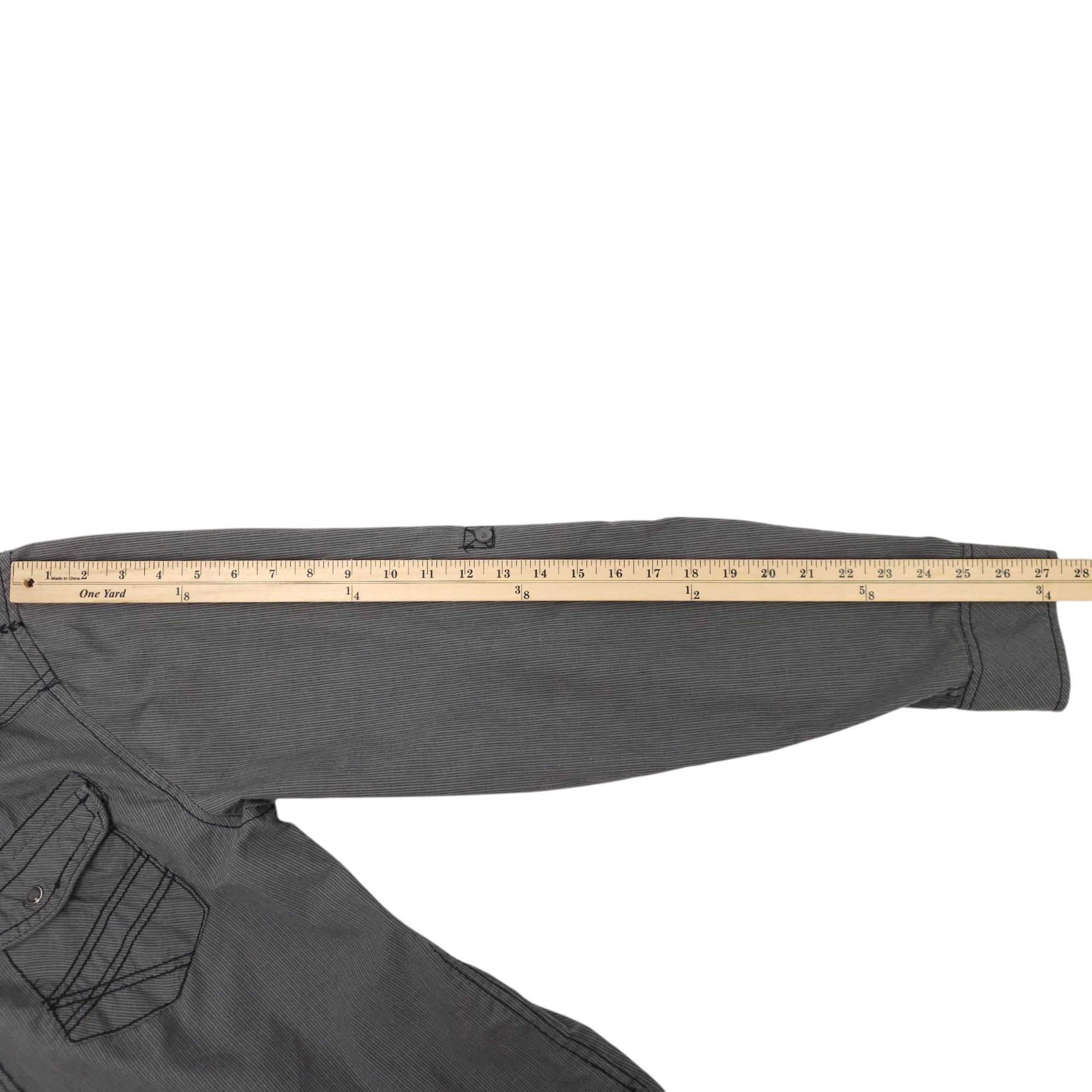 Carbon Carbon Slim Fit Button Front Shirt Mens XXL READ Tab Sleeve Size US XXL / EU 58 / 5 - 7 Thumbnail