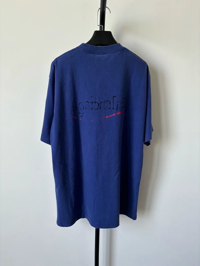 Balenciaga Balenciaga Letter Logo Printed Pullover Short Sleeve Drop Size US XS / EU 42 / 0 - 2 Thumbnail